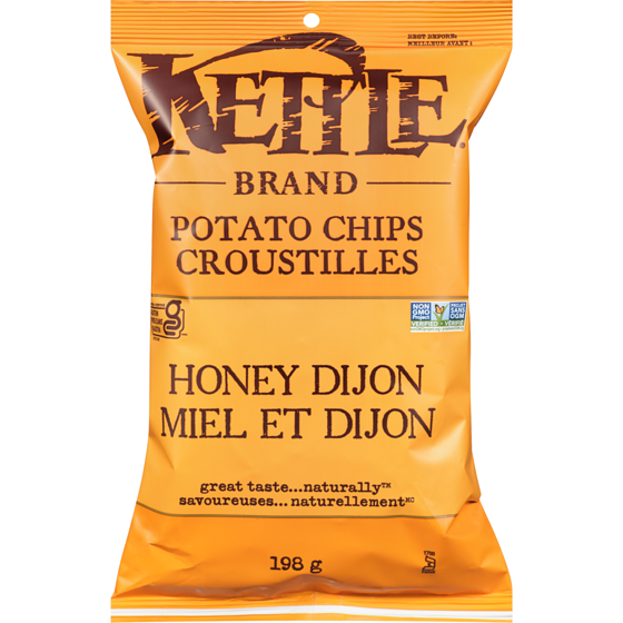 Kettle Brand Chips de pommes de terre au miel et Dijon 198 g, 2,02 $/100g