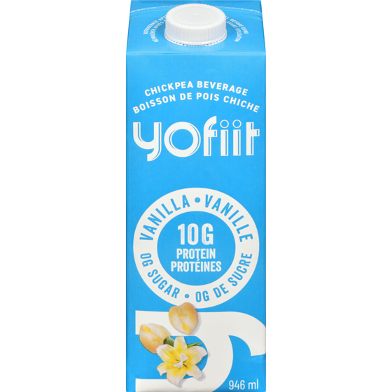 YoFiit Boisson de pois chiche vanille 946 ml, 0,69 $/100ml