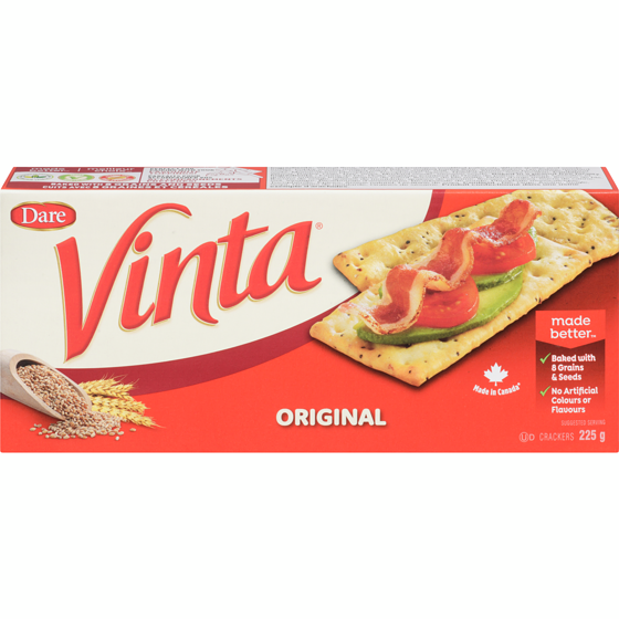 Dare Vinta Original Crackers 225 g, $2.00/100g