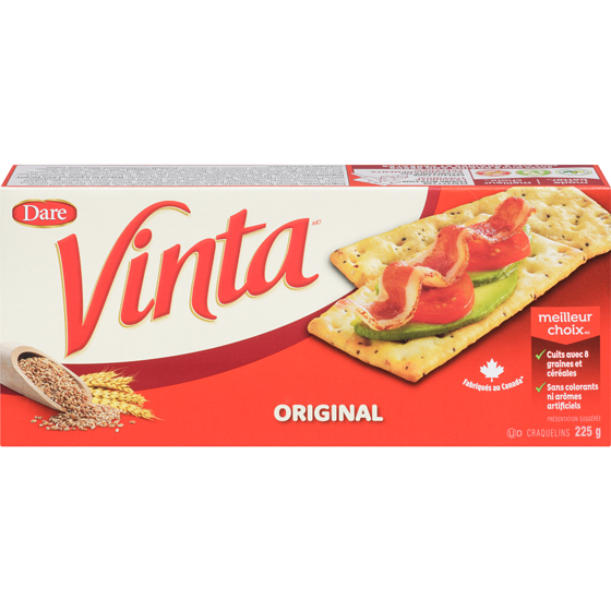 Dare Craquelins Vinta Original 225 g, 1,11 $/100g