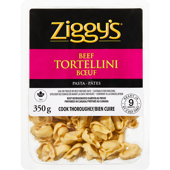 Ziggy's Beef Tortellini 350 g, $1.57/100g
