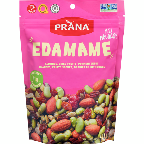 Prana Edamame Mix 400 g, $2.00/100g