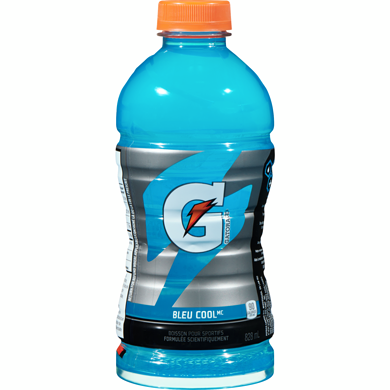 Gatorade Boisson Bleu Cool Pour Sportifs 828 ml, 0,22 $/100ml