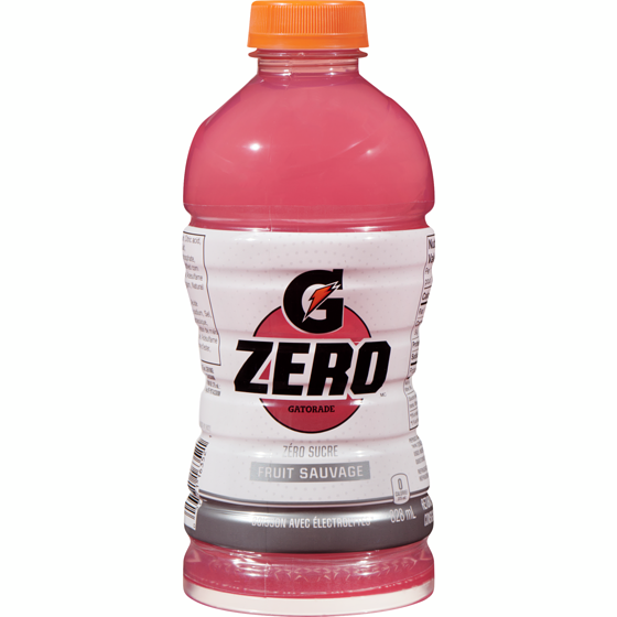 Gatorade Boisson Zéro Fruit Sauvage Pour Sportifs 828 ml, 0,22 $/100ml