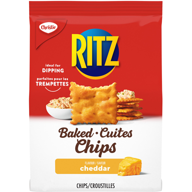 Christie Ritz Chips Saveur Cheddar Idéal Pour Tremper Cuit Pas Frit 240 g, 1,67 $/100g