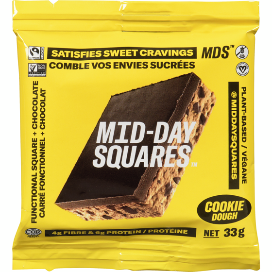 Midday Squares Functional Square + Chocolate Cookie Dough 33 g, $8.45/100g