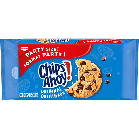 Christie Chips Ahoy! Original Cookies, Chocolate Chip, Party Size 637 g, $1.41/100g