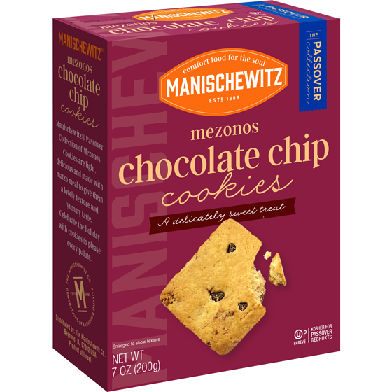 Manischewitz Mezonos Cookies, Chocolate Chip 198 g, $5.55/100g