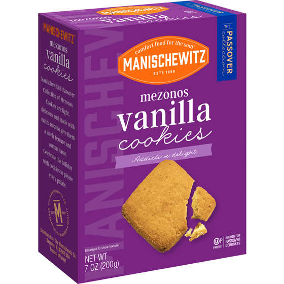 Manischewitz Mezonos Cookies, Vanilla 198 g, $5.55/100g