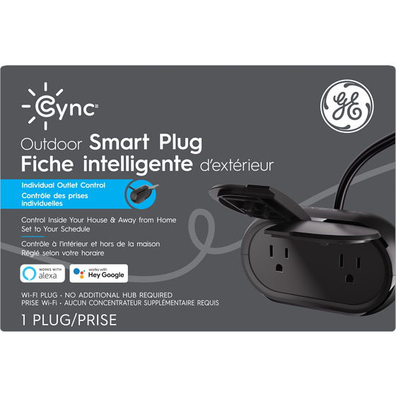 GE CYNC Outdoor Plug 1PK 1 ea, $40.00/1ea