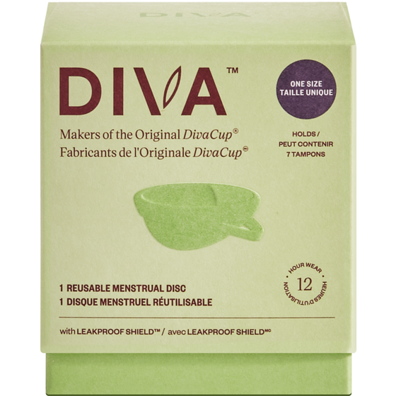 DivaCup Reusable Menstrual Disc One Size 1 ea, $39.99/1ea