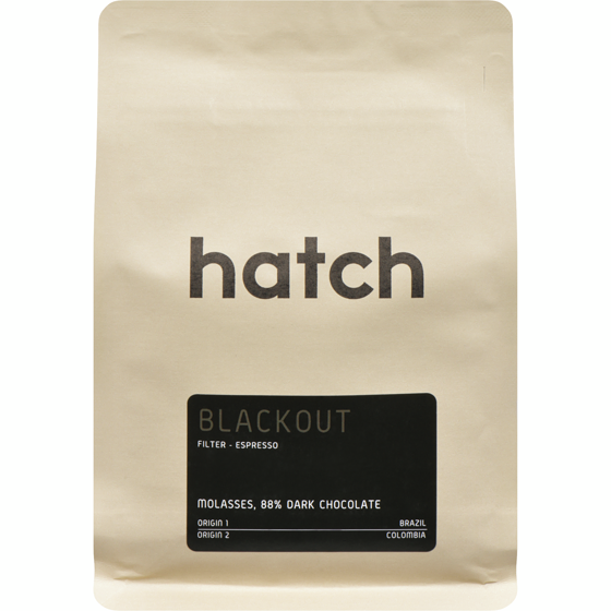 Hatch Coffee Blackout Filter - Espresso 300 g, $6.33/100g