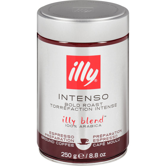 Illy Illy Blend Ground Coffee Intenso Bold Roast 250 g, $7.60/100g
