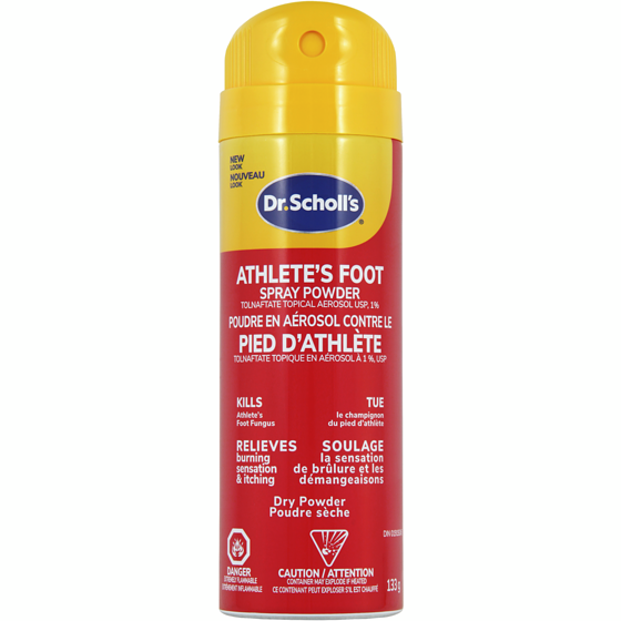 Dr. Scholl’s Poudre en aérosol contre le pied d’athlète Dr. Scholl’s 133 g, 9,39 $/100g