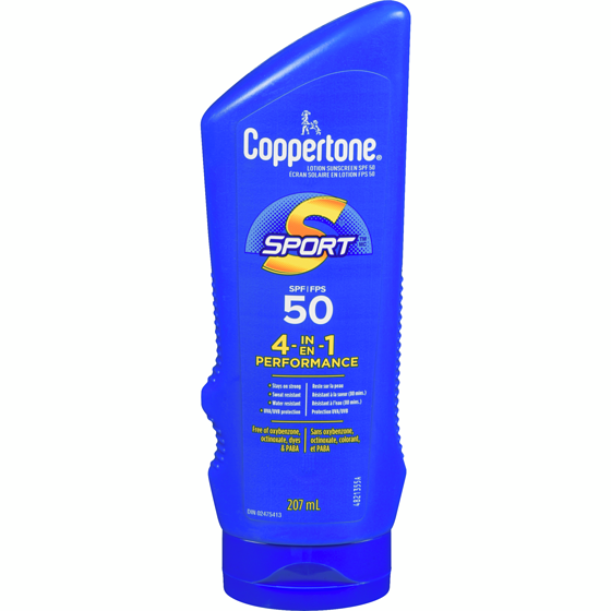 Coppertone Sport FPS 50 Ecran solaire en lotion 207 ml, 8,93 $/100ml
