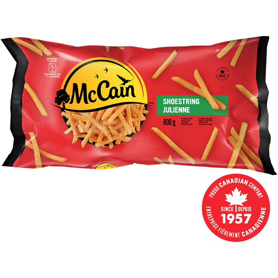 McCain Frites à coupe julienne 800 g, 0,44 $/100g