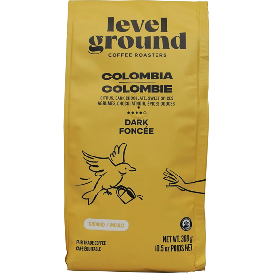 Level Ground Single Origin Coffee Colombia Dark & Strong Ground 300 g, $5.66/100g