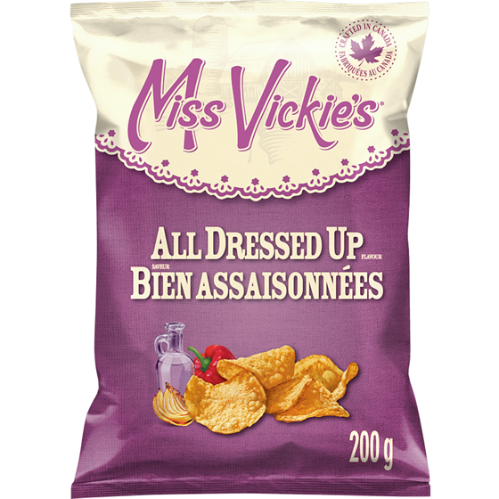 Miss Vickie’s Assaisonnées Croustilles 200 g, 2,50 $/100g