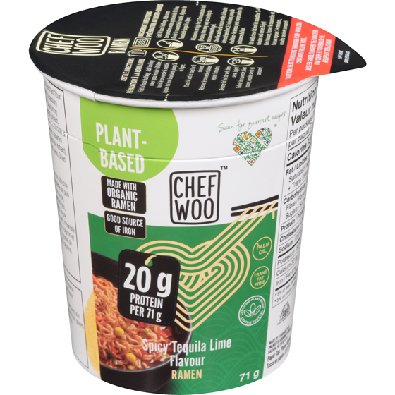 Chef Woo Ramen, Spicy Tequila Lime Flavour 71 g, $3.23/100g