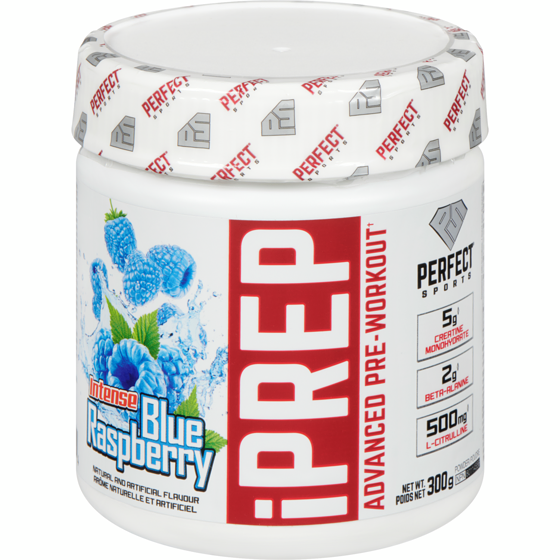 Perfect Sports Iprep Advanced Pre-Workout Powder Intense Blue Raspberry 300 g, $8.00/100g