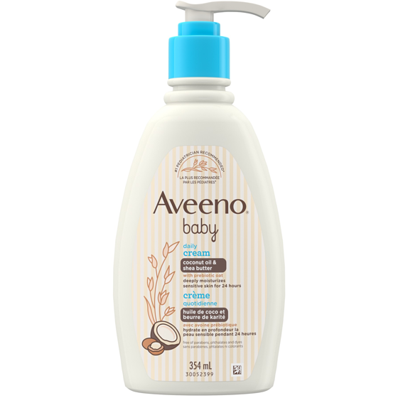 Aveeno Baby Crème quotidienne au parfum de noix de coco 354 ml, 3,16 $/100ml