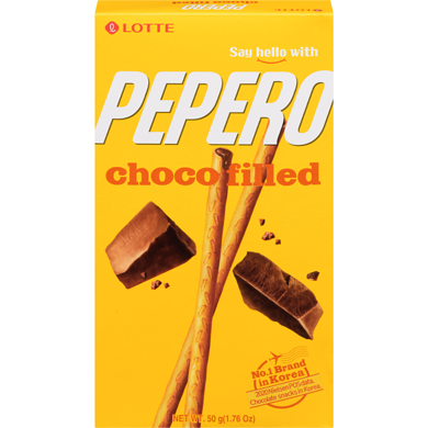Lotte Pepero - Biscuits fourrés au chocolat 50 g, 2,98 $/100g