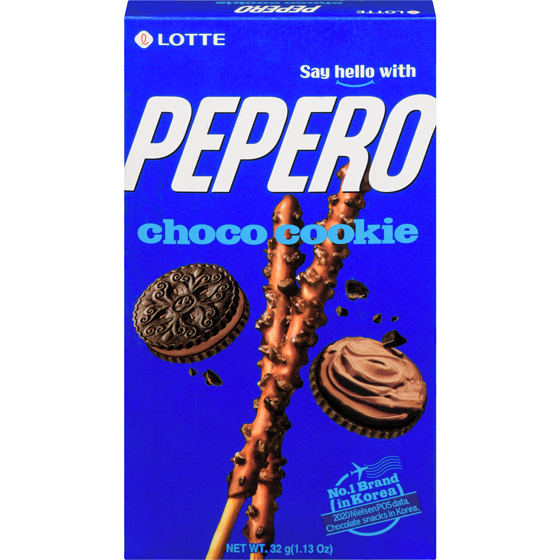 Lotte Pepero - Biscuits au chocolat 32 g, 4,66 $/100g