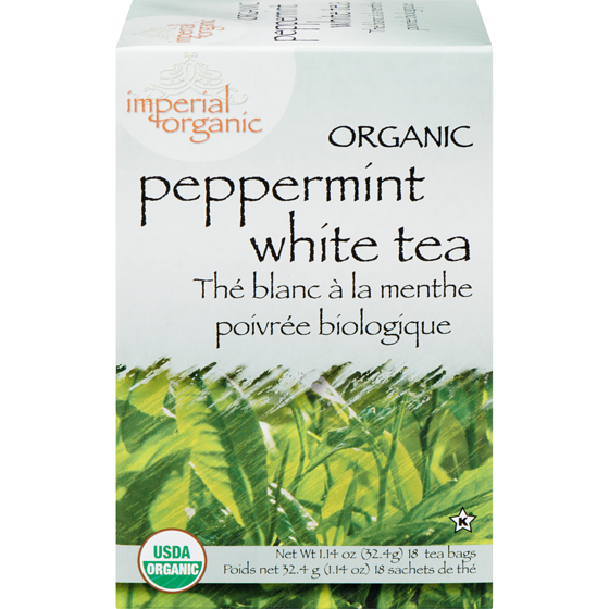 Uncle Lees Organic Peppermint White Tea 18 ea, $0.50/1ea