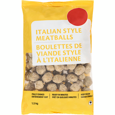 null Boulettes de viande italiennes 1.5 kg, 0,67 $/100g
