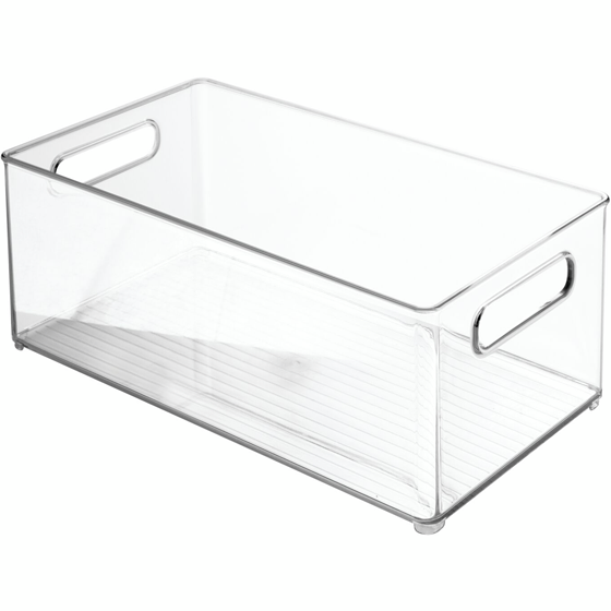 iDesign Deep Stacking Bin Clear 1 ea, $20.00/1ea