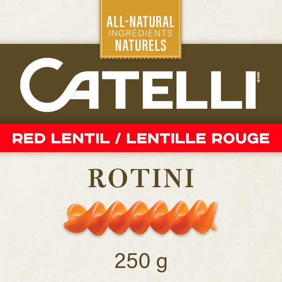 Catelli Red Lentil, Rotini Pasta 250 g, $2.12/100g