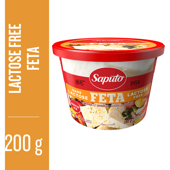 Saputo Lactose Free Feta Cheese 200 g, $4.00/100g
