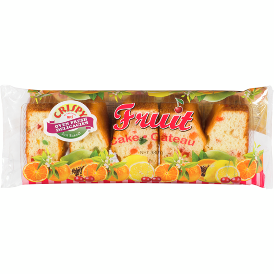 Crispy Cake Fruit 380 g, $1.18/100g