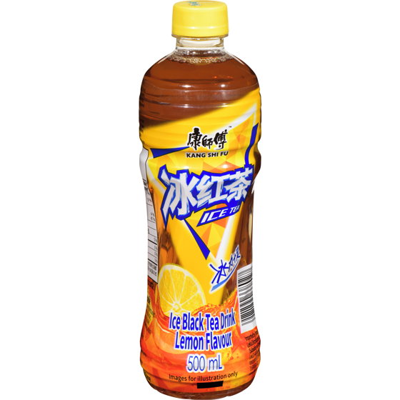 Kang Shi Fu Ice Black Tea Drink Lemon Flavour 500 ml, $0.40/100ml