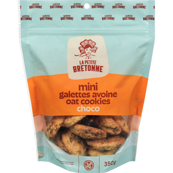 LA PETITE BRETONNE Cookies Chocolate Chip Oatmeal 350 g, $1.51/100g