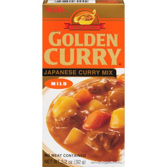 S&B Golden curry mélange pour curry japonais doux 92 g, 4,34 $/100g