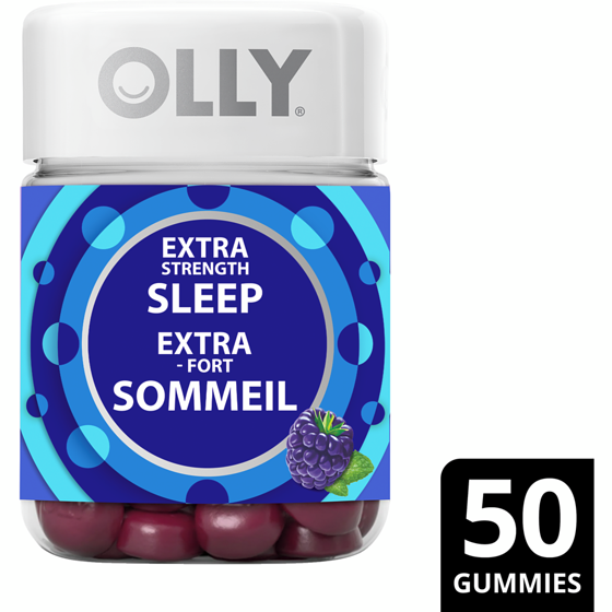 OLLY Gummy Supplement Sleep Aid Blackberry Zen 50 ea, $0.44/1ea