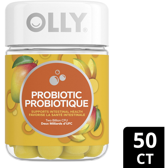 OLLY Probiotic Supplement with Tropical Mango  50 ea, $0.44/1ea