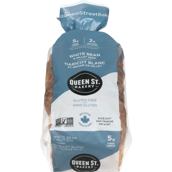 Queen St. Bakery Pain tranché haricot blanc et graine de millet 500 g, 1,90 $/100g