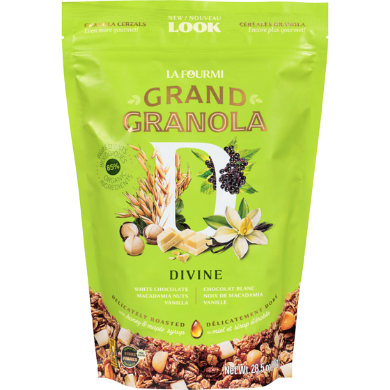 Fourmi Bionique Grand granola céréales granola divine 808 g, 1,52 $/100g