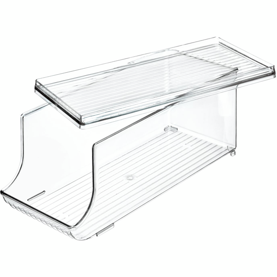 iDesign Bac de rangement pour réfrigérateur, support pour canettes de soda, transparent 1 ea, 21,00 $/1ch
