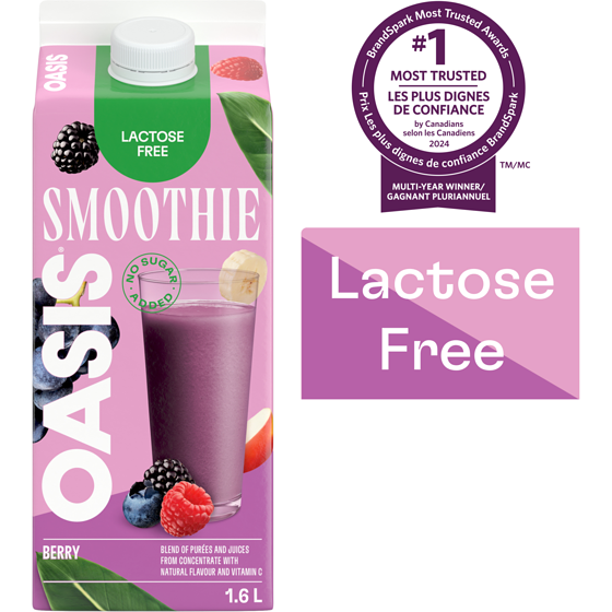 Oasis Smoothie Berry 1.6 l, $0.31/100ml