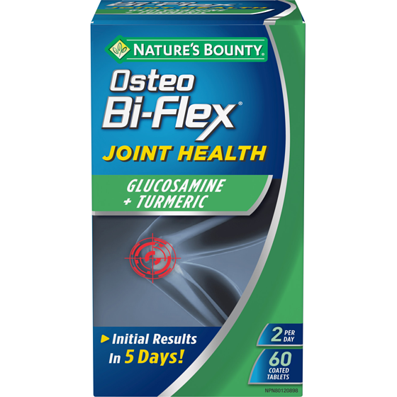 Nature's Bounty Nature's Bounty With Glucosamine + Turmeric 60 ea, $0.62/1ea