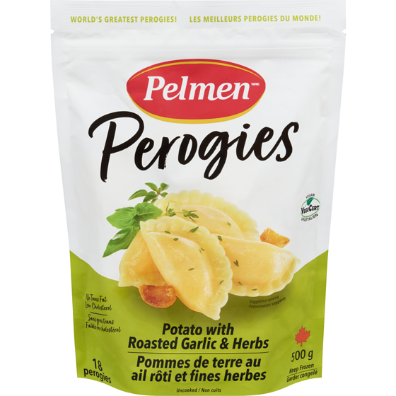 Pelmen Potato Garlic And Herbs Perogies 500 g, $1.00/100g