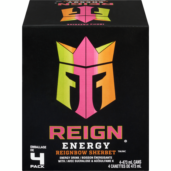 Reign Reignbow Sherbet 4x473.0 ml, $0.50/100ml