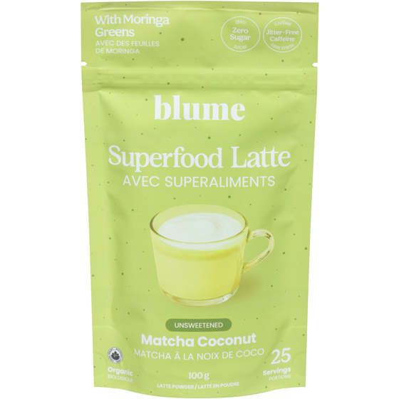 Blume Superfood Latte Powder Matcha Coconut 100 g, $24.99/100g