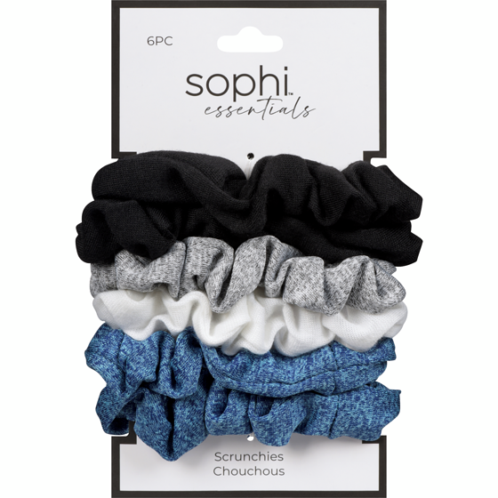 Sophi Essentials Scrunchies 6 ea, $1.00/1ea