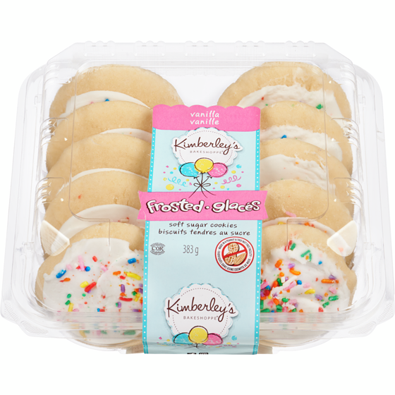 Kimberley’s Bakeshoppe Biscuits tendres au sucre vanille glacés 383 g, 1,44 $/100g