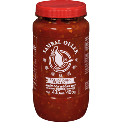 Flying Goose Sambal à l'ail extra 495 g, 1,41 $/100g