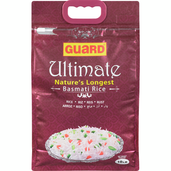 Guard Basmati Rice Ultimate 4.54 kg, $0.40/100g
